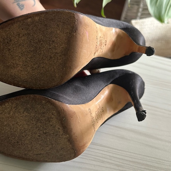 Jimmy Choo Suede Open-Toed Bootie - Picture 7 of 9